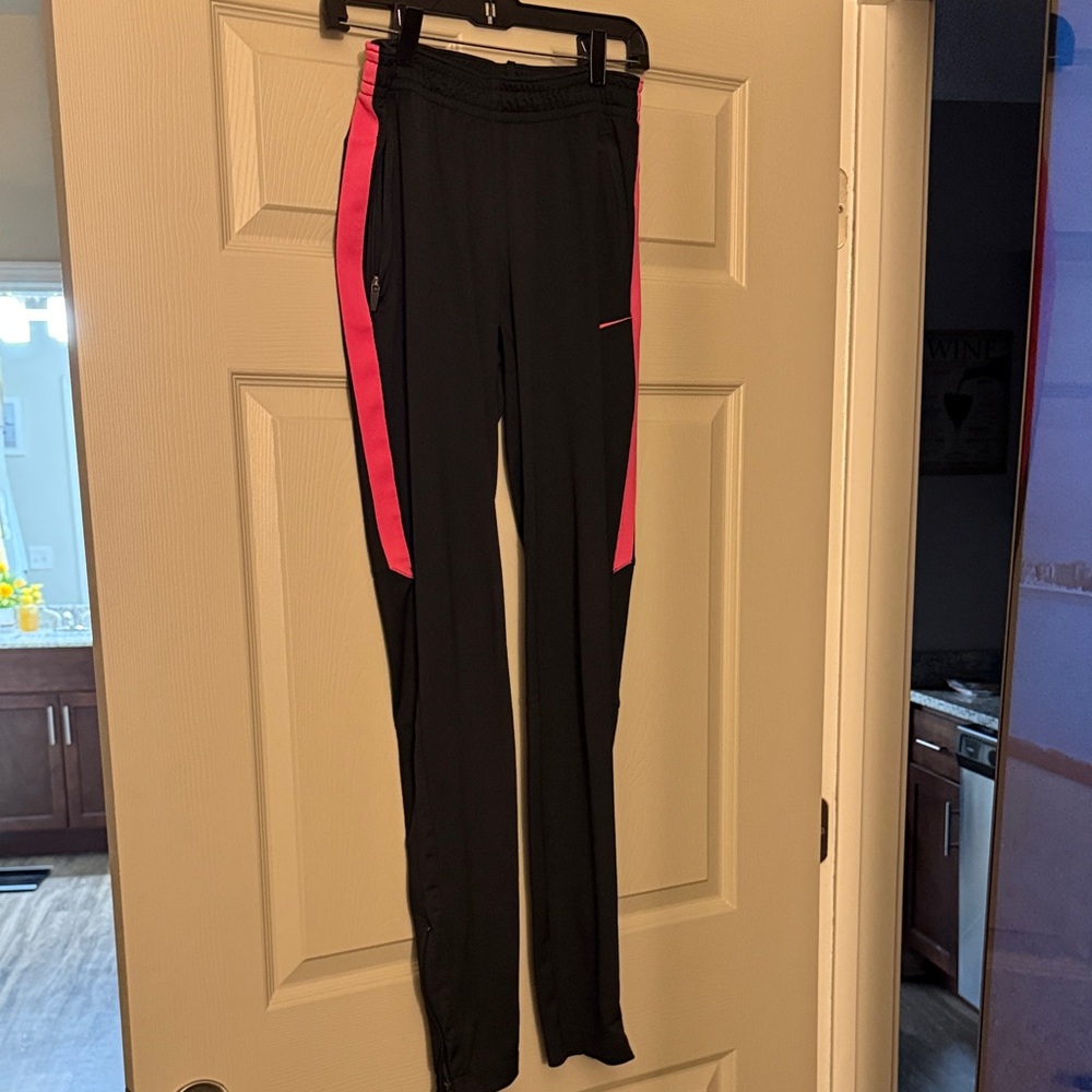 Nike Women’s Black and Pink Soccer Pants